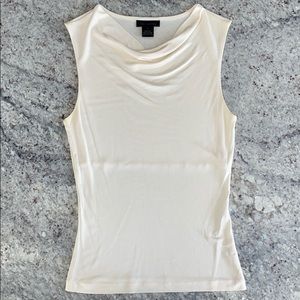 THE LIMITED BUNCHED NECK SILK TANK!